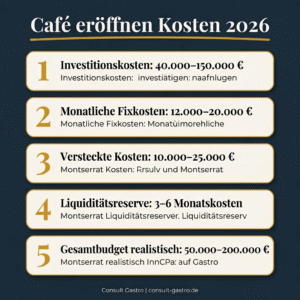 Café eröffnen Kosten 2026