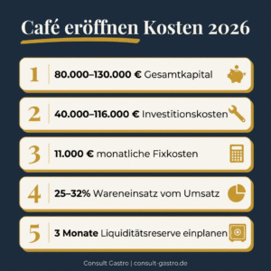 Café eröffnen Kosten 2026